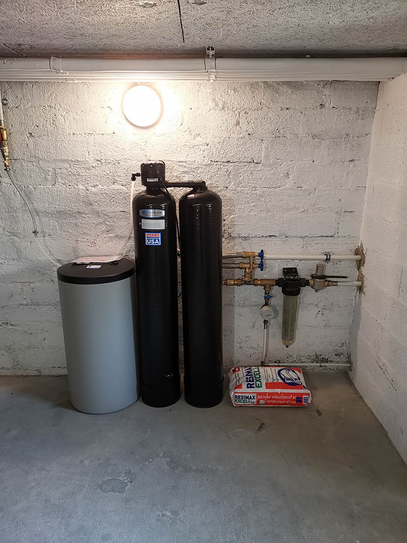 Installation adoucisseur d'eau Kinetico CP100 a Marnaz 74480