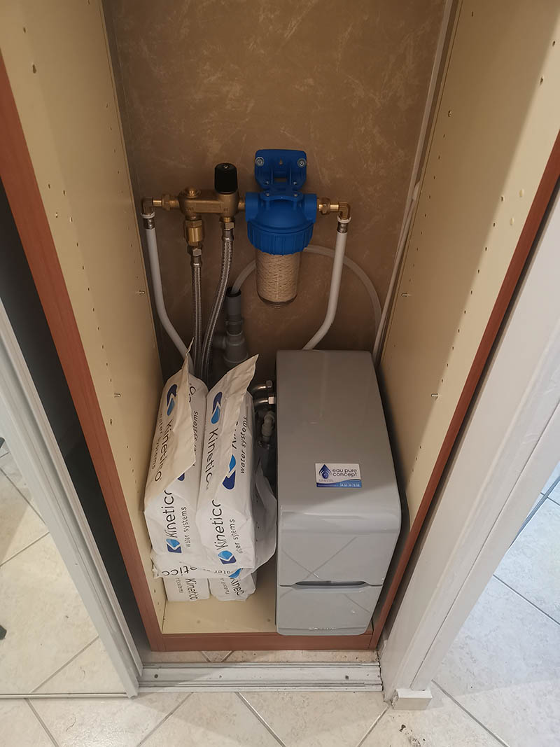 Installation adoucisseur d'eau Kinetico Premier Compact à Annemasse 74100