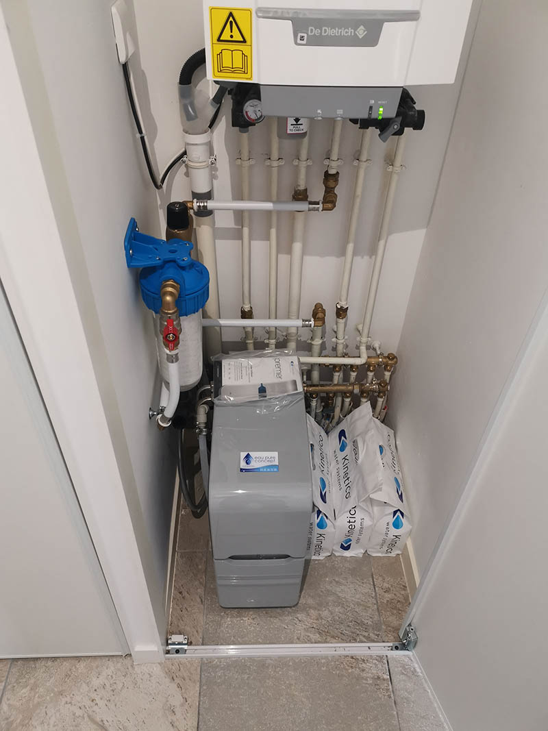 Installation adoucisseur d'eau Kinetico Premier Compact à Chevry 01170