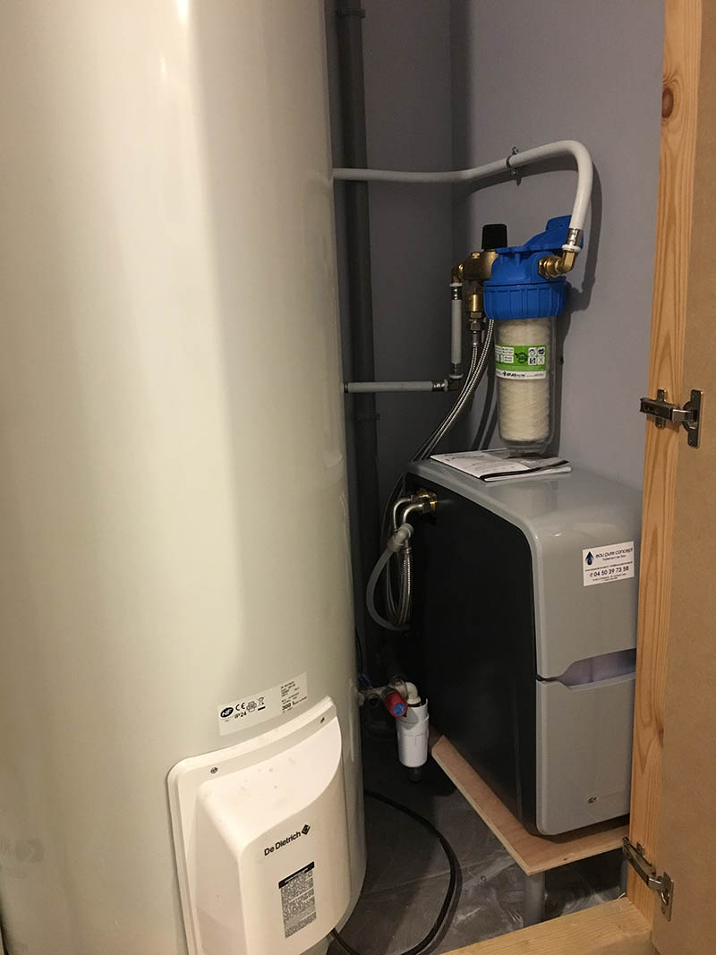 Installation adoucisseur d'eau Kinetico Premier Compact à Publier 74500