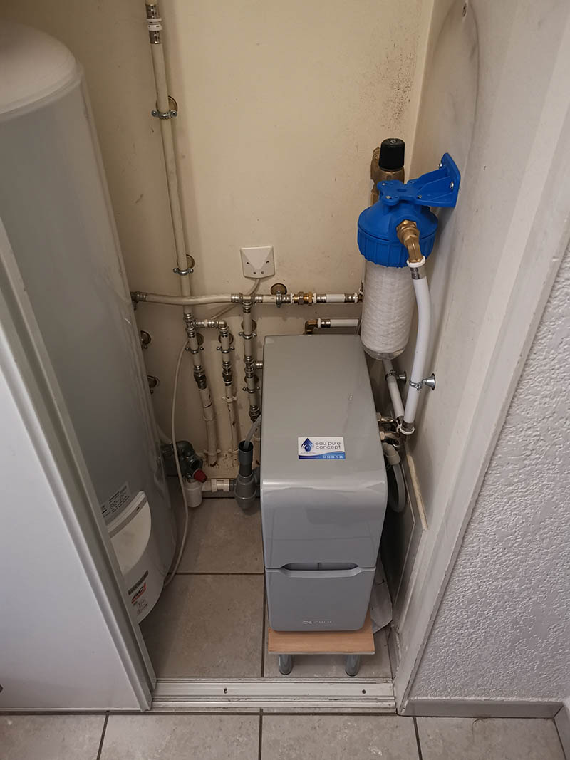 Installation adoucisseur d'eau Kinetico Premier Compact à Reignier 74930